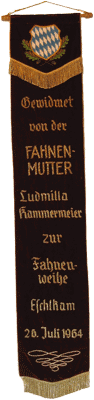 Fahnenband der Fahnenmutter