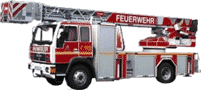 Dies ist eines von vielen Fahrzeugen, die bei der Feuerwehr zu finden sind.