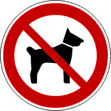 Mitführen von Tieren verboten
